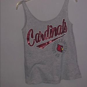 “Louisville cardinals” tank top